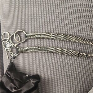 Suzie ROHER Silver Jeans Metallic Belt